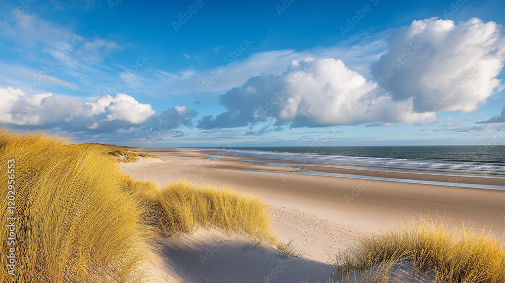 Tropical Sandy Beach with Soft Blue Ocean Waves and Clear Water Tropical Sandy Beach with Soft Blue Ocean Waves and Clear Water