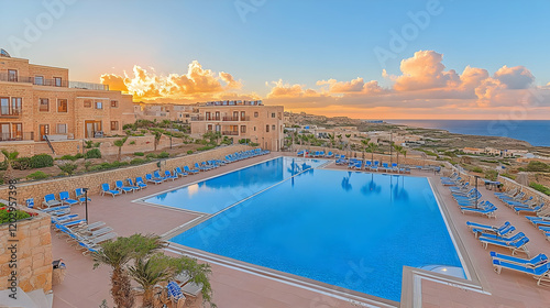 Luxury Resort Pool Overlook...