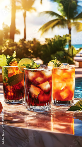 Three Refreshing Cocktails ...