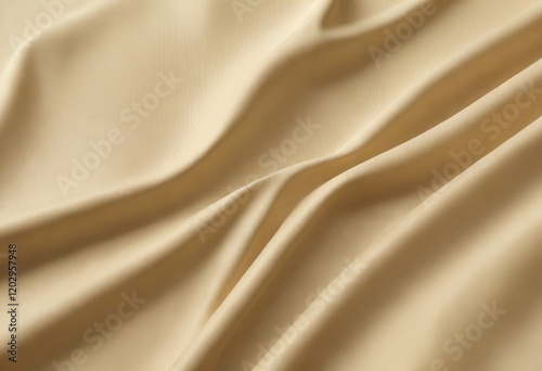 Bamboo fiber fabric with subtle sheen and grain, fine, sheen, natural photo