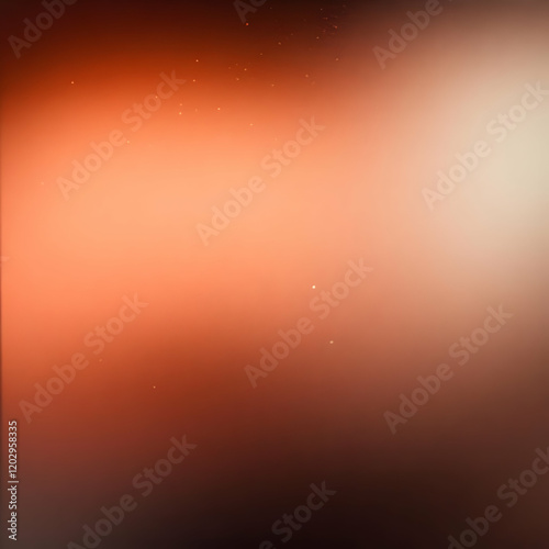 Abstract Orange and Beige G...