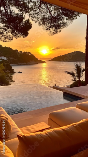 Golden Sunset Illuminates T...