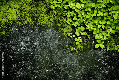 Green plants thrive on a da...