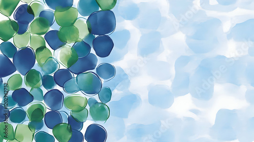 Abstract Background with Bl...