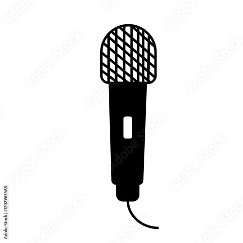 microphone isolated on white background