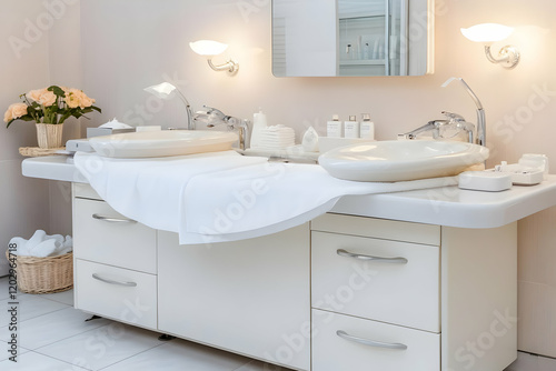 Elegant Double Sink Vanity ...