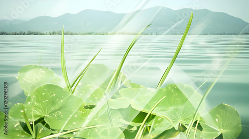 Serene Lake Scene Showcases...