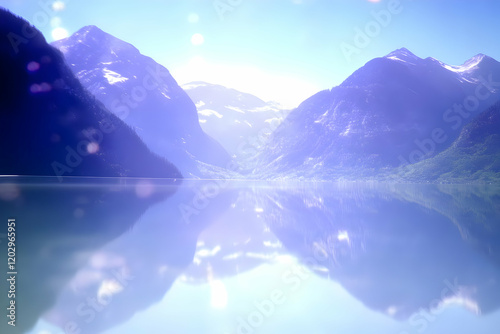 Serene Mountain Lake Reflec...