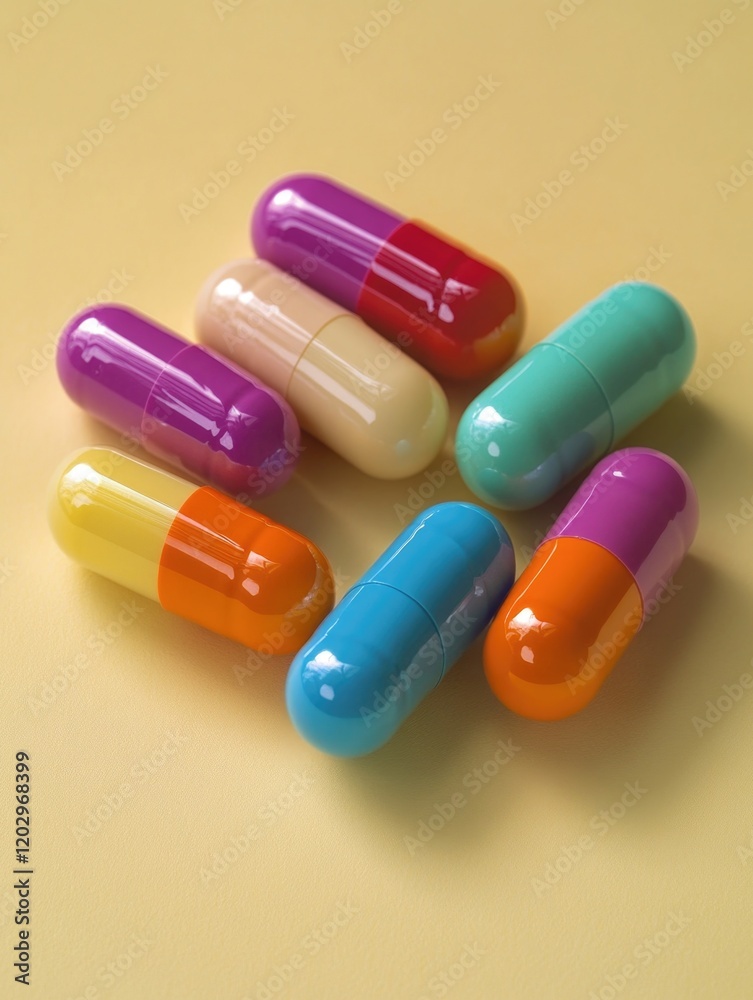 Close-up of pills on table Close-up of pills on table