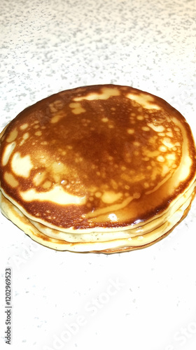 Stack of Pancakes Drizzled ...