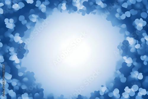 Abstract Blue Bokeh Backgro...