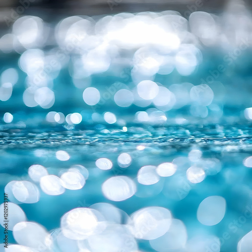 Abstract Turquoise Backgrou...