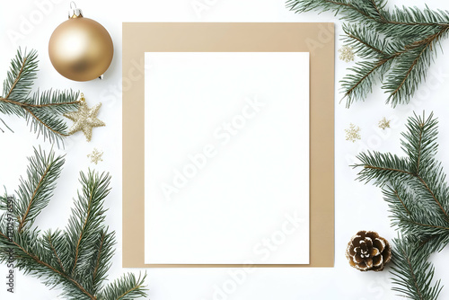 Christmas Flat Lay with Bla...