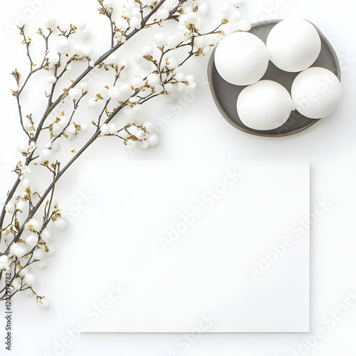 White Eggs, Cotton Branches...
