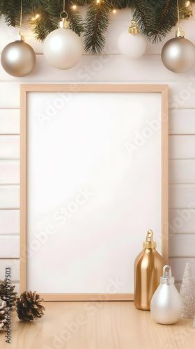 Christmas Mockup Frame Deco...