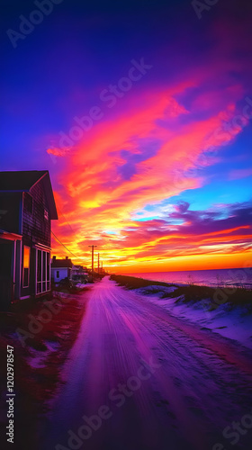 Coastal Road Leads to a Vib...