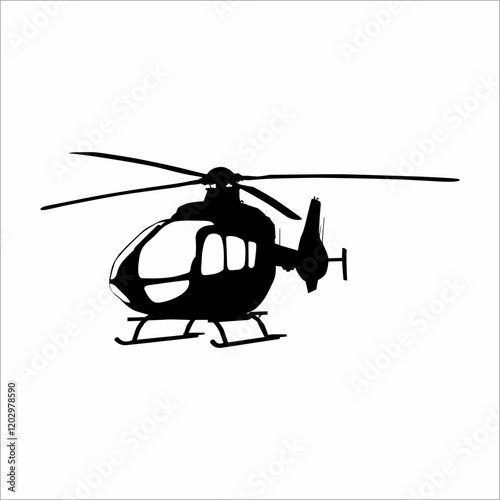 helicopter silhouette