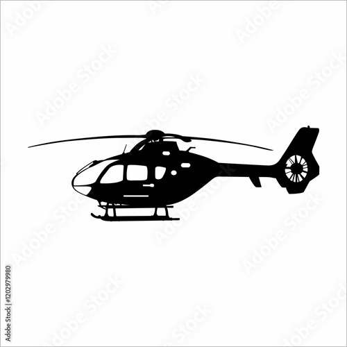 helicopter silhouette