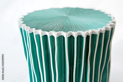 Teal Green Woodgrain Table Design