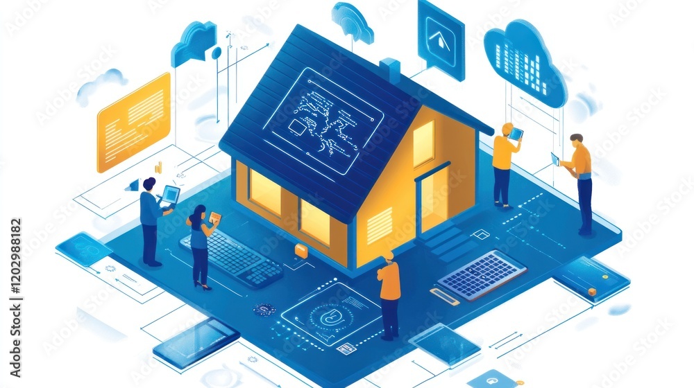 Smart Home Technology System Integrates Multiple Devices Smart Home Technology System Integrates Multiple Devices