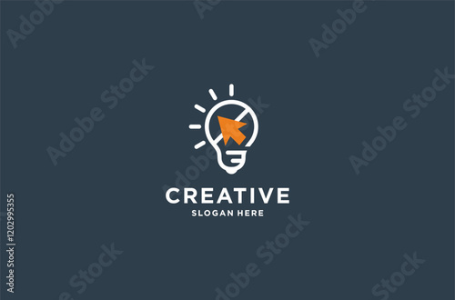 creative bulb logo design premium vector