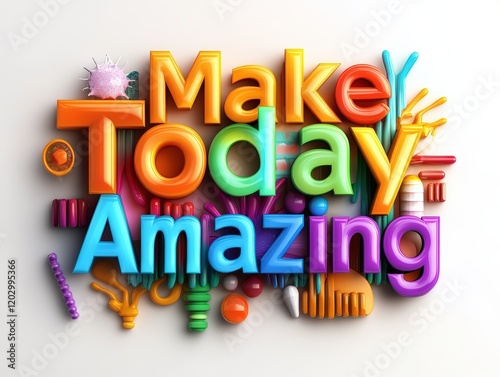 Motivation phase banner background Colorful 3D Back-to-School Text with Celebration Theme 