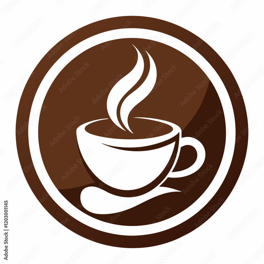 Obraz premium Coffee cup logo