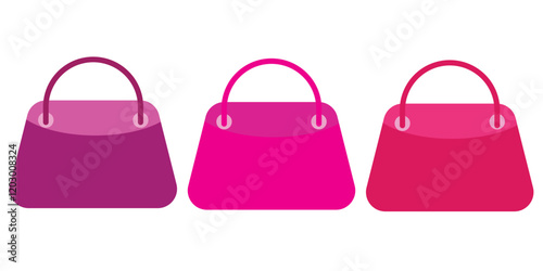 Shopping bag icon. Ecommerce purchasing sign. Online store concept. 