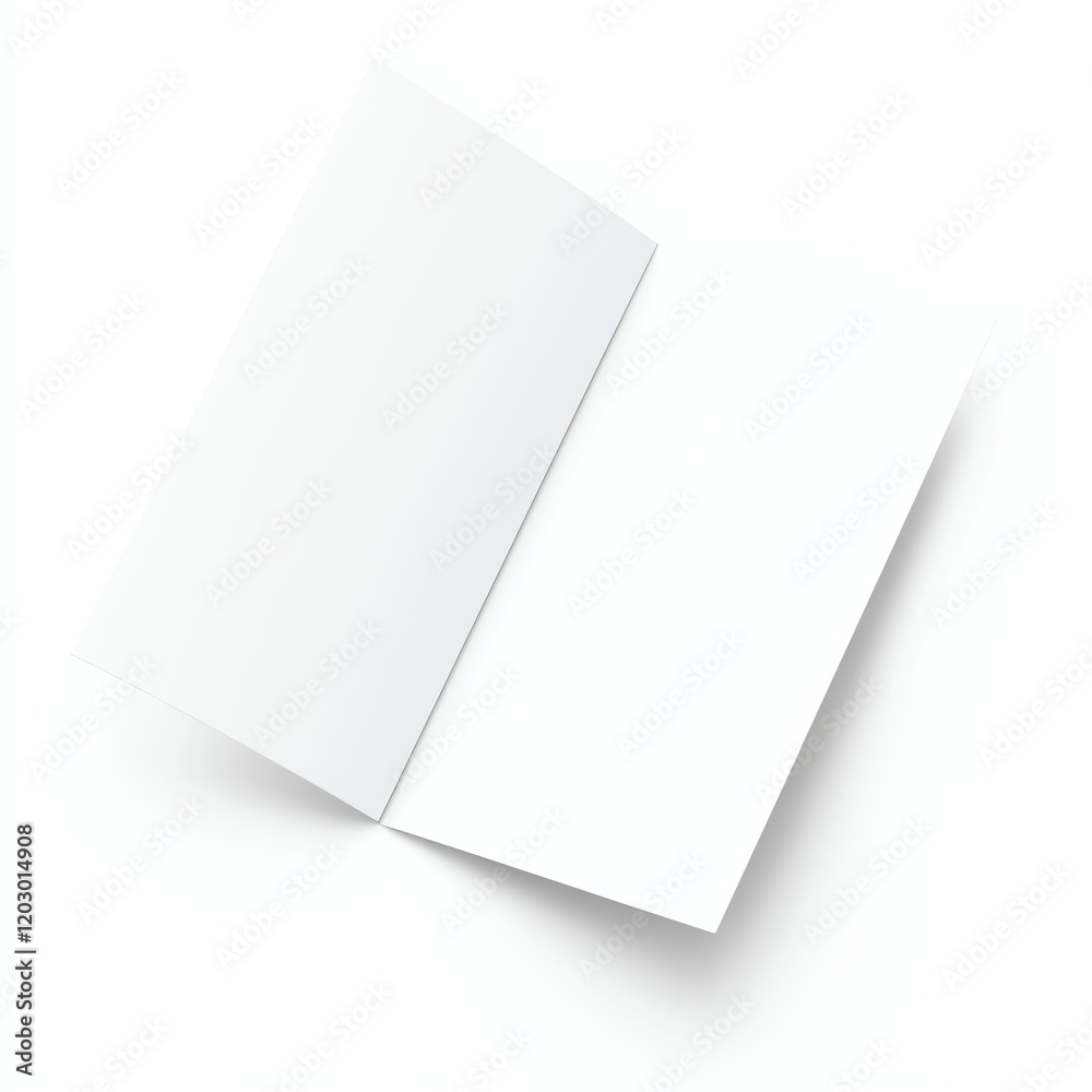 Open blank book with white pages on a white background. Open blank book with white pages on a white background.