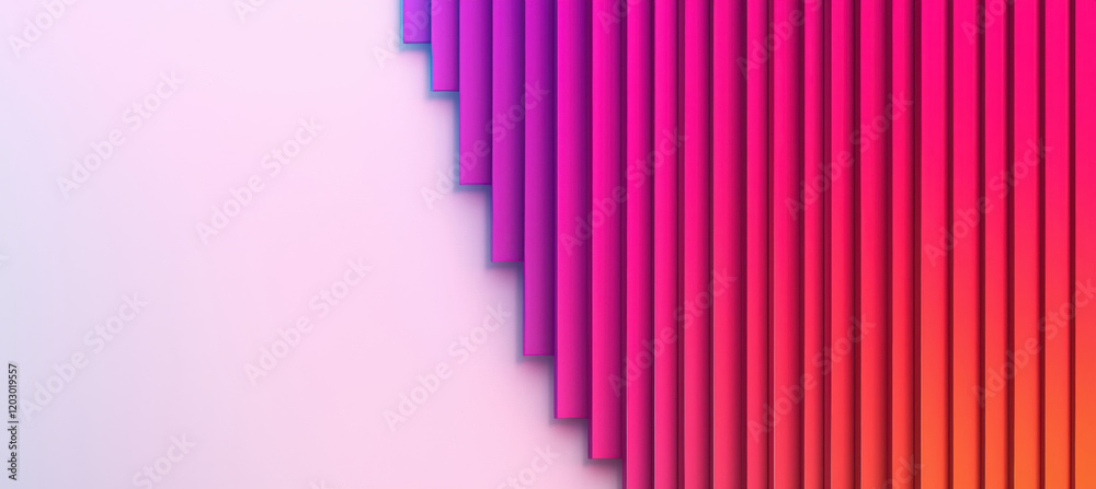Vibrant gradient background with layered vertical bars in pink, purple, and orange tones, creating modern abstract design Vibrant gradient background with layered vertical bars in pink, purple, and orange tones, creating modern abstract design