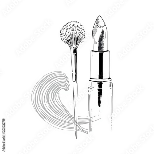 Lipstick & Brush Elegance