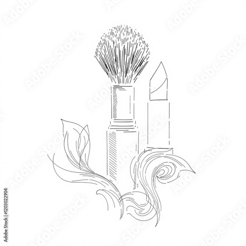 Lipstick & Brush Elegance