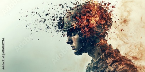Post traumatic stress disorder PTSD is a mental health condition that caused by an extremely stressful or terrifying event either being part of it or witnessing it photo