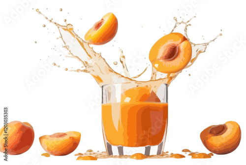 Mastering Apricot Juice at Home.eps