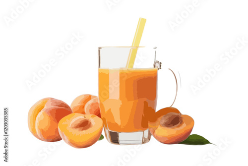 Mastering Apricot Juice at Home.eps