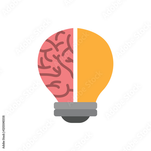 Creative Idea Icon Concept for Innovative Thinking