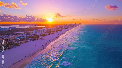 Sunset Beach Aerial View