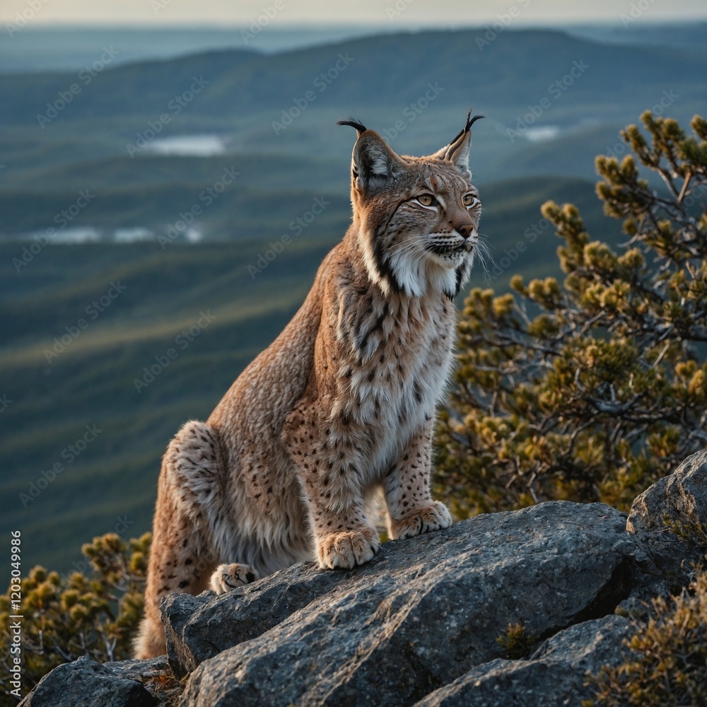 Balkan lynx, professional shot, wallpapers, 8k, film photography created with. Lynx (Lynx Lynx) in a summery setting in the forest, with snowfall, ai generated,. a cat in nature
Balkan lynx, professional shot, wallpapers, 8k, film photography created with. Lynx (Lynx Lynx) in a summery setting in the forest, with snowfall, ai generated,. a cat in nature