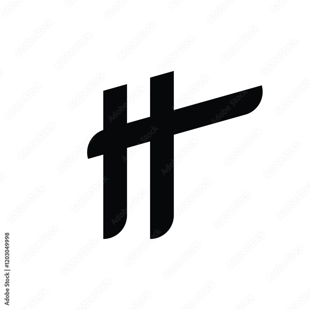 Obraz premium H Initial Logo Design for Modern Branding