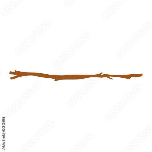 Dry tree branches illustration