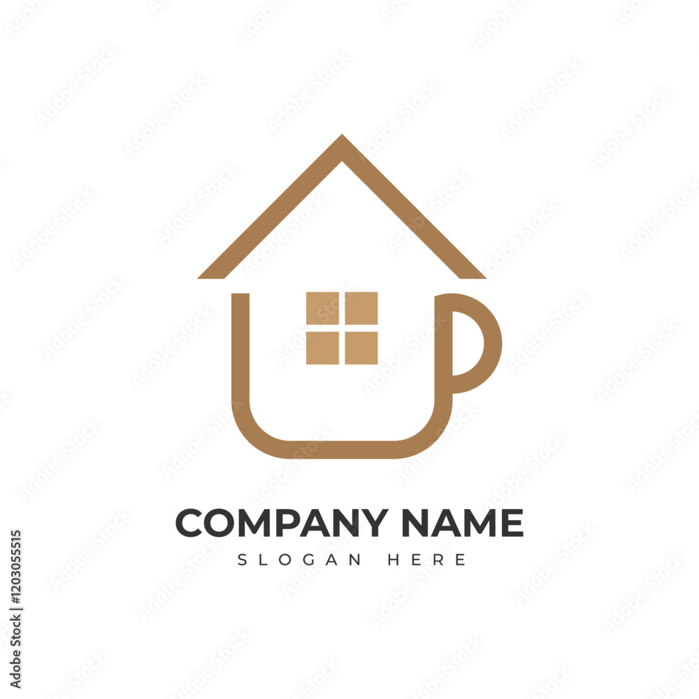 Creative Coffee House Logo Design Template Creative Coffee House Logo Design Template