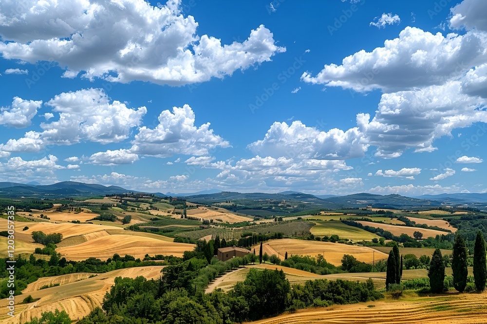 Fototapeta premium landscape of tuscany