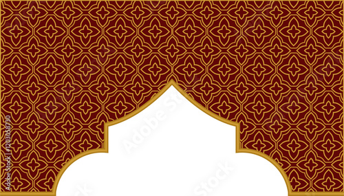 Islamic Pattern Header Decoration photo