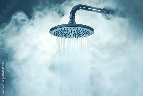 Obraz na płótnie Steam Shower 3D Illustration w salonie