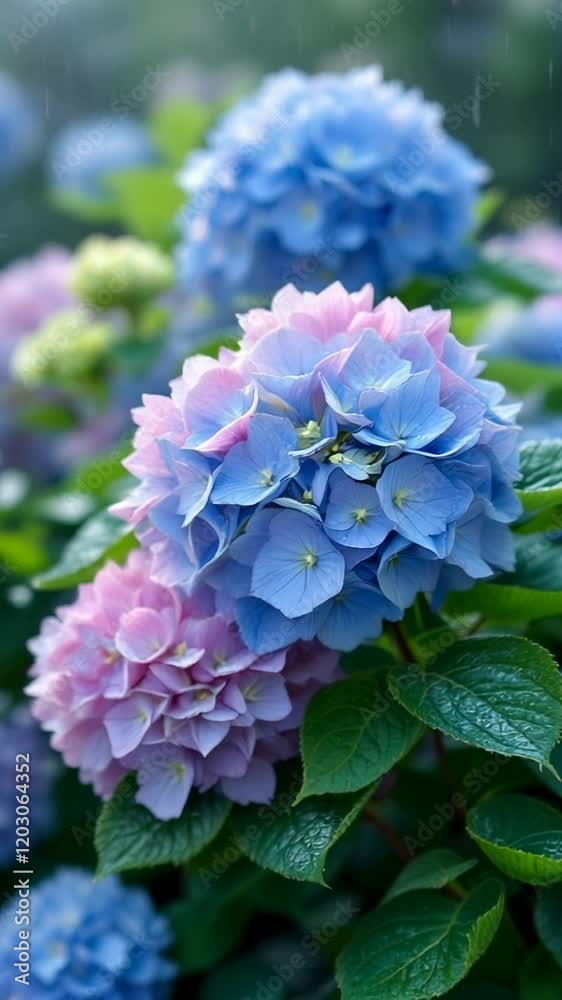 Pink and Blue Hydrangeas in Bloom: A Mother's Day Gift From Nature Pink and Blue Hydrangeas in Bloom: A Mother's Day Gift From Nature