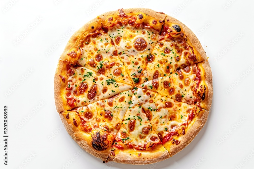 pizza on white background pizza on white background