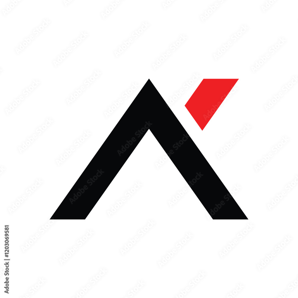 Artistic AK Initial Logo for Modern Enterprises Artistic AK Initial Logo for Modern Enterprises