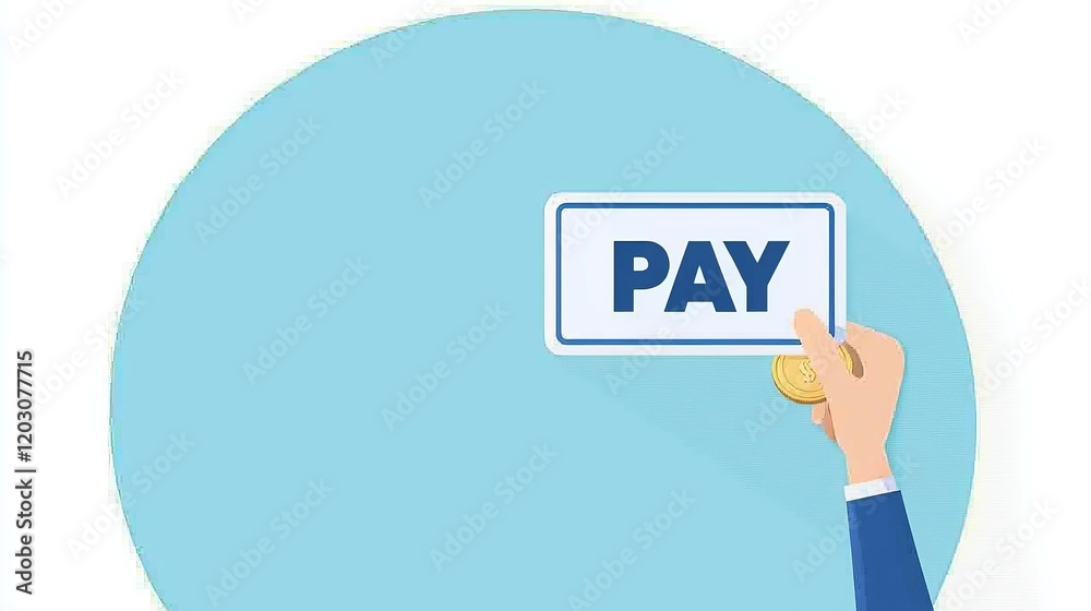 A hand holding a payment card, symbolizing financial transactions. A hand holding a payment card, symbolizing financial transactions.