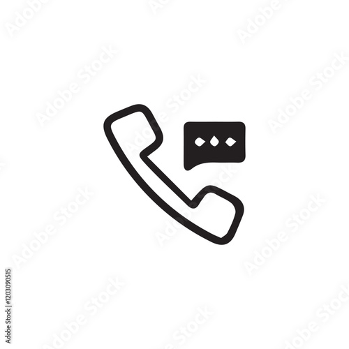 Phone, Call, Mobile, icon vector. Phone flat icon. Call symbol. phone call sign. Vector illustration eps 10