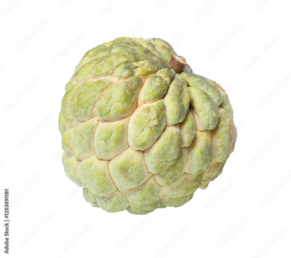 custard apple isolated on white custard apple isolated on white